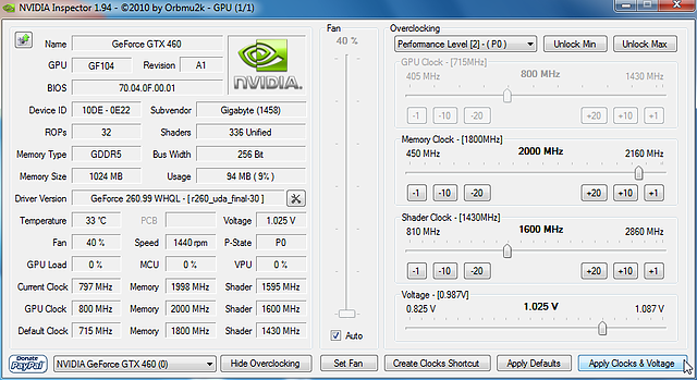 Overclocking: Anwenden