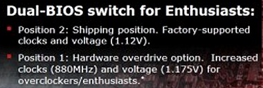 Radeon HD 6990 Dual-BIOS Switch