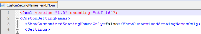 Profileditor: CustomSettingNames=false