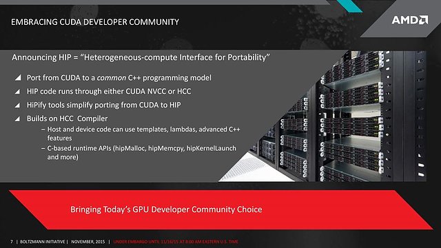 AMD "Boltzmann Initiative" - Slide 7