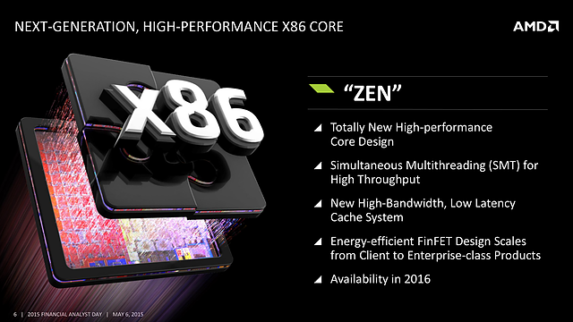 AMD FAD '15 - Next-Generation, High-Performance x86 Core