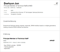 Linkedin-Profil von AMD-Mitarbeiter Daehyun Jun