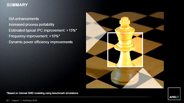 AMD Jaguar-Präsentation (Slide 19)