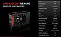 AMD Radeon R9 Nano (Spezifikationen)