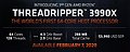 AMD Ryzen Threadripper 3990X Ankündigung