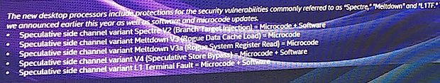  Schutz gegenüber Meltdown & Spectre