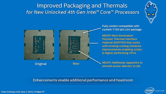 Intel "Devils Canyon" Verbesserungen