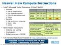 Intel Haswell-Präsentation (Slide 13)