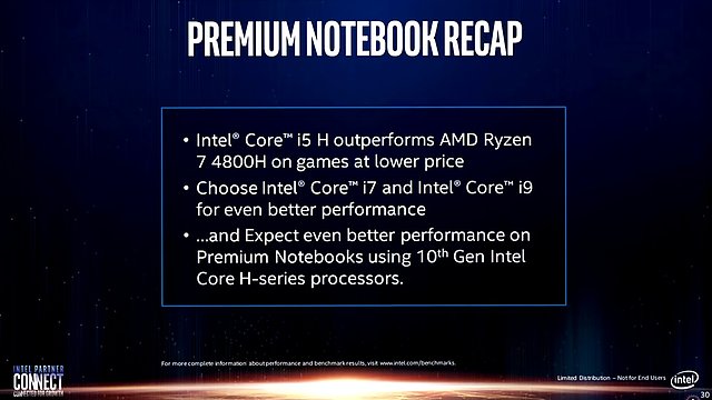 Intel-Präsentation: Core i-9000 vs. AMD Zen 2 (Slide 30)