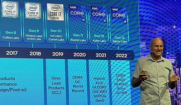 Intel-Präsentation auf der "Intel Tech Tour" in Haifa 2022