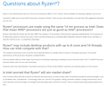 Intel "Questions about Ryzen?"