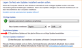 Windows 7: Update-Einstellungen verändern