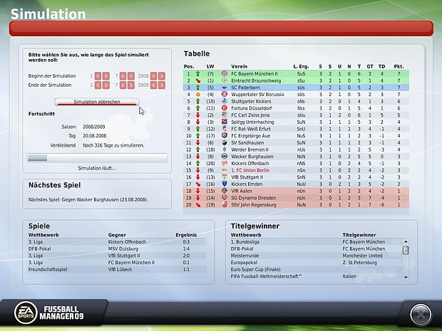 Fussball Manager 09 Screenshot