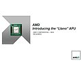 AMDs Präsentation zur Llano-Prozessorenarchitektur, Teil 1