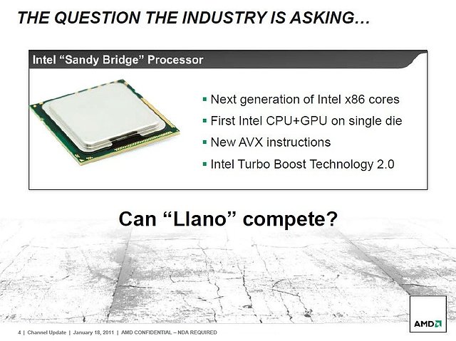AMDs Präsentation zur Llano-Prozessorenarchitektur, Teil 4