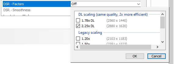 nVidia Deep Learning Dynamic Super Resolution (DLDSR) im GeForce-Treiber