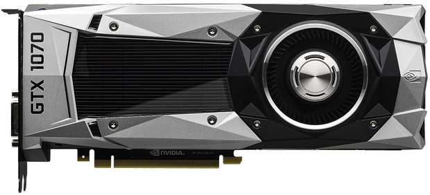 nVidia GeForce GTX 1070 Referenzdesign