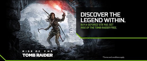 nVidia GeForce GTX 960 "Rise of the Tomb Raider" Spielebundle