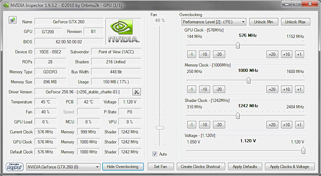 NVIDIA Inspector