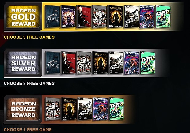 AMD "Never Settle Forever" Spielebundles (November 2013)