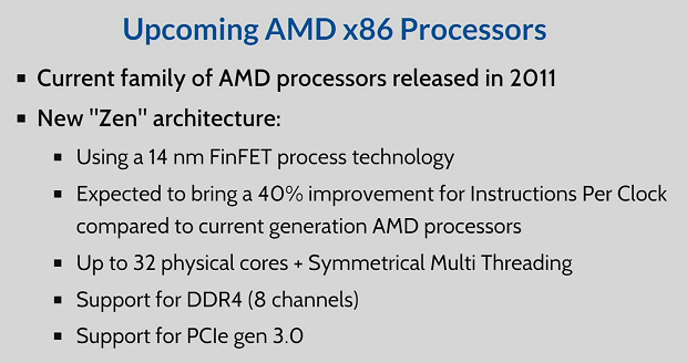 AMD Zen-Serverprozessoren – grundsätzliche Spezikationen
