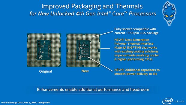 Intel "Devils Canyon" Verbesserungen