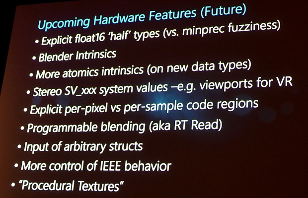 Microsoft Shader Model 6 - Hardware-Features