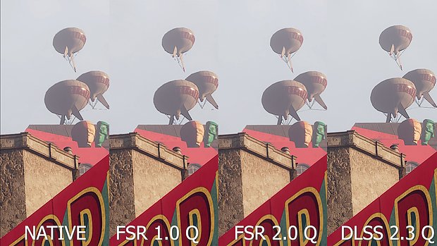 Bildqualitäts-Vergleich auf 4K – Nativ vs FSR 1.0 vs FSR 2.0 vs DLSS 2.3