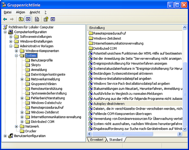 Windows-Sicherheit: Datenträger-Autorun deaktivieren - Bild 1