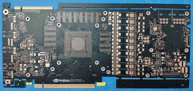 nVidia GeForce GTX 1180 PCB-Vorderseite