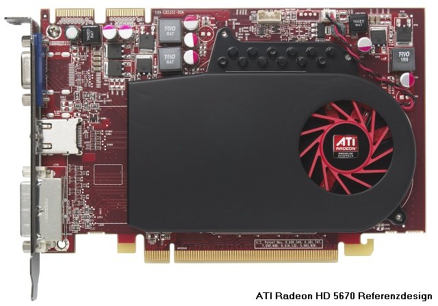 ATI Radeon HD 5670 Referenzdesign