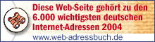 Unter den 6000 wichtigsten Webseiten 2004